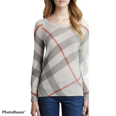 burberry brit sweater ebay|burberry oversized sweater.